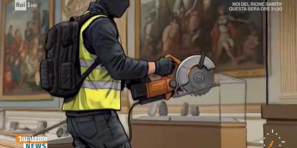 1mattina News 2025/26 - Parigi, il Louvre riapre dopo il furto - 23/10 ...