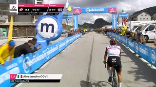 Giro d'Italia 2022 - 20a tappa - Covi primo sulla Cima Coppi, guadagna 1'30 sugli inseguitori - RaiPlay