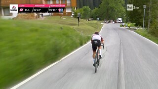 Giro d'Italia 2022 - 20a tappa - Covi guadagna terreno in discesa - RaiPlay