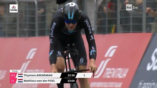 Giro d'Italia 2022 - 21a tappa - Anche Arensman dietro Sobrero - RaiPlay