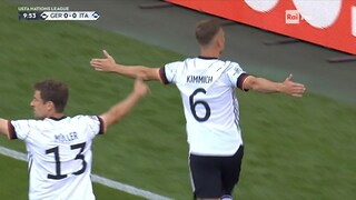 Gol di Kimmich, Germania - Italia 1-0 - 14/06/2022 - RaiPlay