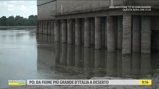 SOS siccità: il Po fa fiume più grande d'Italia a deserto - Unomattina estate - 17/06/2022 - RaiPlay