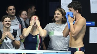 Mondiali di Nuoto 2022 - Argento per Pellacani e Santoro nel sincro misto di tuffi - 29 06 2022 - RaiPlay