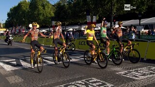 Ciclismo, Tour de France - 21a tappa: Parigi La Defence Arena - Parigi Champs Elysees - RaiPlay