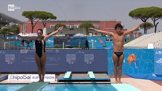 Europei di Nuoto - Tuffi - Bronzo a Pellacani e Santoro nel sincro misto dai 3mt - RaiPlay