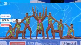 Europei di Nuoto - Nuoto Artistico - Argento per l'Italia nel Tecnico a Squadre - 11 08 2022 - RaiPlay