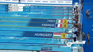 Europei di Nuoto - Argento per la 4x200 maschile - 11 08 2022 - RaiPlay