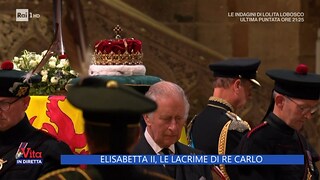 La Vita in diretta. Funerale di Elisabetta, Carlo III non nasconde le lacrime - RaiPlay