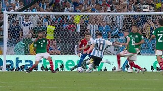 Mondiali di calcio Qatar 2022 - Gol di Messi, Argentina - Messico 1-0 - 26 11 2022 - RaiPlay