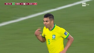 Mondiali di calcio Qatar - Gol di Casemiro, Brasile - Svizzera 1-0 - 28 11 2022 - RaiPlay