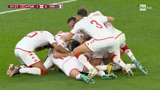  Mondiali di calcio 2022 Qatar - Gol di Khazri, Tunisia - Francia 1-0 - 30 11 2022 - RaiPlay
