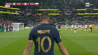 Mondiali di calcio Qatar 2022 - Gol di Mbappe, Francia - Polonia - 3-0 - 04 12 2022 - RaiPlay