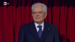 Sanremo 2023 prima serata Il Presidente della Repubblica Sergio Mattarella all'Ariston - RaiPlay