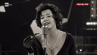 Valeria Marini - Nilla Pizzi canta " Grazie dei fiori " - Tale e Quale Sanremo 18/02/2023 - RaiPlay