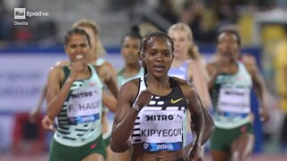 Atletica Leggera - Diamond League, Meeting di Doha: La campionessa olimpica Kipyegon domina i 1500 - 05 05 2023 - RaiPlay