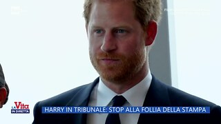 La Vita in diretta. Harry in tribunale contro la stampa - RaiPlay