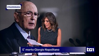 Tg1. Addio a Giorgio Napolitano, il primo Presidente eletto due volte. - RaiPlay