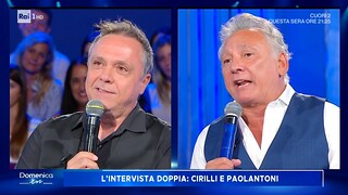 Gabriele Cirilli e Francesco Paolantoni - Domenica In 01/10/2023 - RaiPlay