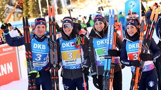 Biathlon - Coppa del Mondo 2023/24 - Staffetta mista: strepitoso secondo posto dell'Italia - 20 01 2024 - RaiPlay